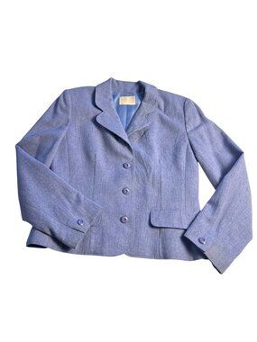 Vintage Pendleton Womens 100% Virgin Wool purple Blazer Jacket small USA